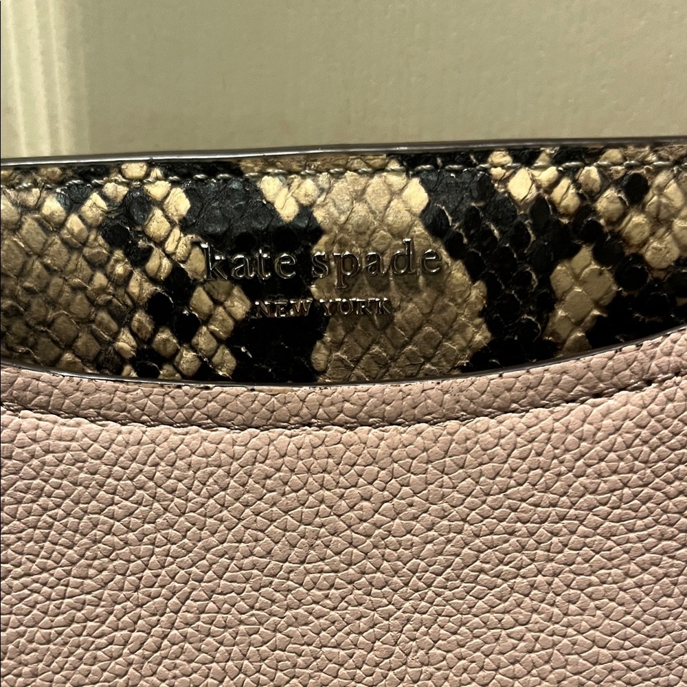 EUC Kate Spade Ny Margaux Snake Embossed Leather Crossbody Shoulder Bag - Picture 2 of 12